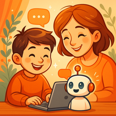 Discussion avec le chatbot pour créer l’histoire